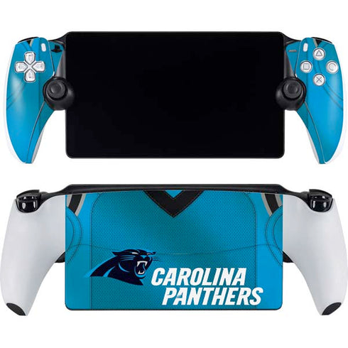 NFL Carolina Panthers Team Jersey PlayStation Portal Remote Player Skin