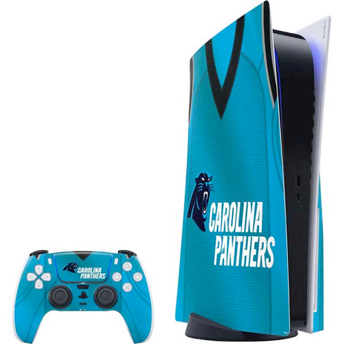 NFL Carolina Panthers Team Jersey PS5 Bundle Skin