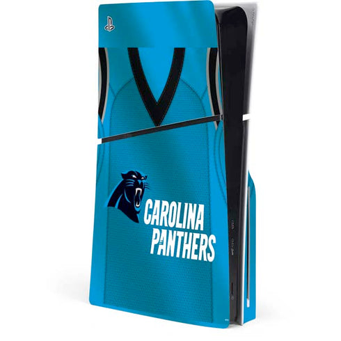 NFL Carolina Panthers Team Jersey PS5 Slim Disk Console Skin
