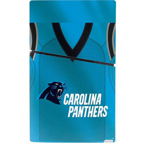 NFL Carolina Panthers Team Jersey PS5 Slim Digital Edition Console Skin
