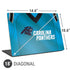 NFL Carolina Panthers Team Jersey Universal Laptop 18in (14.6 x 10.6in) Skin