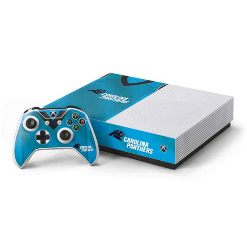 NFL Carolina Panthers Team Jersey Xbox One S All-Digital Edition Bundle Skin