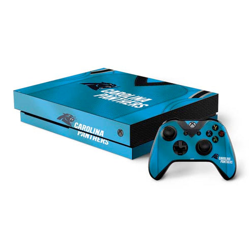 NFL Carolina Panthers Team Jersey Xbox One X Bundle Skin