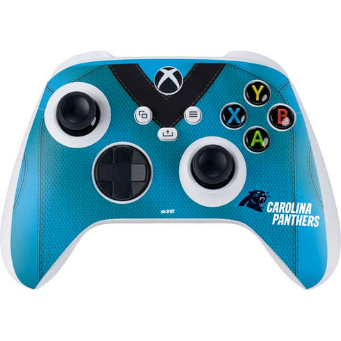 NFL Carolina Panthers Team Jersey Xbox Series S Controller Skin