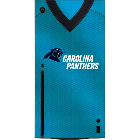 NFL Carolina Panthers Team Jersey Xbox Series X Console Skin