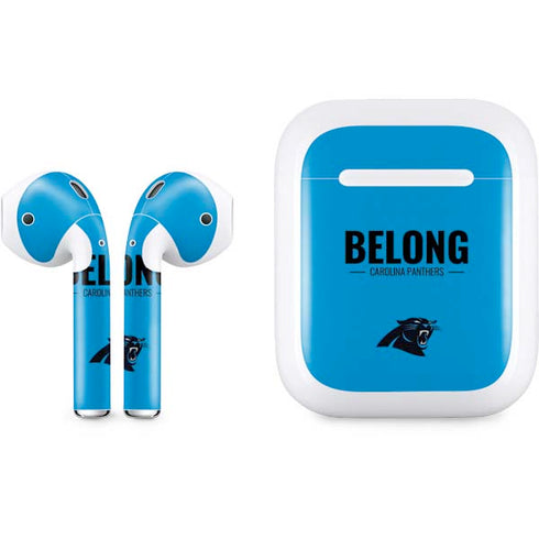 NFL Carolina Panthers Team Motto Apple AirPods Skin