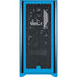 NFL Carolina Panthers Team Motto Corsair 4000D Tempered Glass Mid-Tower ATX Case Skin