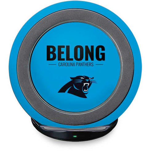 NFL Carolina Panthers Team Motto Fast Charge Wireless Charging Stand Skin