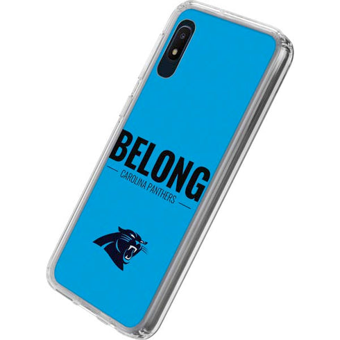 NFL Carolina Panthers Team Motto Galaxy A10e Clear Case