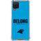NFL Carolina Panthers Team Motto Galaxy A12 Clear Case