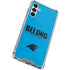 NFL Carolina Panthers Team Motto Galaxy A13 5G Clear Case