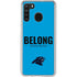 NFL Carolina Panthers Team Motto Galaxy A21 Clear Case
