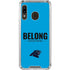 NFL Carolina Panthers Team Motto Galaxy A30 Clear Case