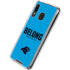 NFL Carolina Panthers Team Motto Galaxy A30 Clear Case