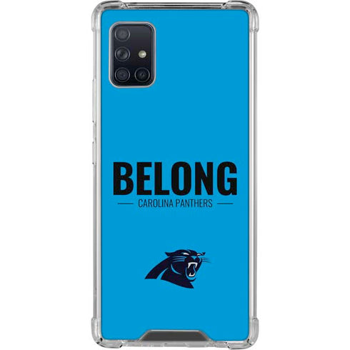NFL Carolina Panthers Team Motto Galaxy A51 5G Clear Case