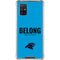 NFL Carolina Panthers Team Motto Galaxy A71 5G Clear Case