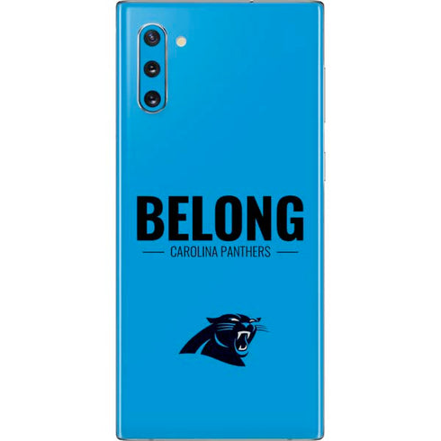 NFL Carolina Panthers Team Motto Galaxy Note 10 Skin
