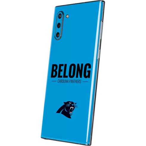 NFL Carolina Panthers Team Motto Galaxy Note 10 Skin