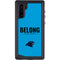 NFL Carolina Panthers Team Motto Galaxy Note 10 Waterproof Case