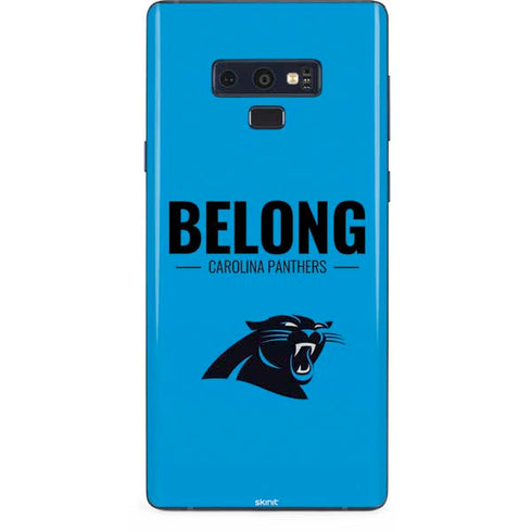 NFL Carolina Panthers Team Motto Galaxy Note 9 Skin