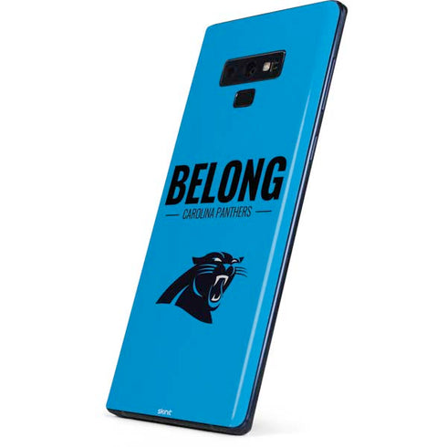 NFL Carolina Panthers Team Motto Galaxy Note 9 Skin
