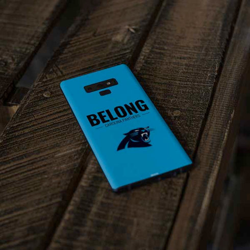 NFL Carolina Panthers Team Motto Galaxy Note 9 Skin