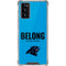 NFL Carolina Panthers Team Motto Galaxy Note20 5G Clear Case