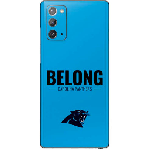 NFL Carolina Panthers Team Motto Galaxy Note20 5G Skin