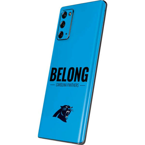 NFL Carolina Panthers Team Motto Galaxy Note20 5G Skin
