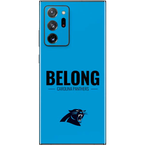 NFL Carolina Panthers Team Motto Galaxy Note20 Ultra 5G Skin