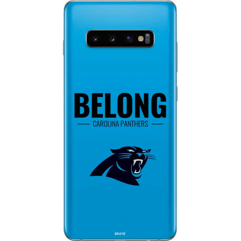 NFL Carolina Panthers Team Motto Galaxy S10 Plus Skin