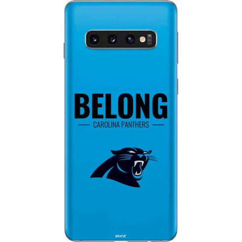 NFL Carolina Panthers Team Motto Galaxy S10 Skin