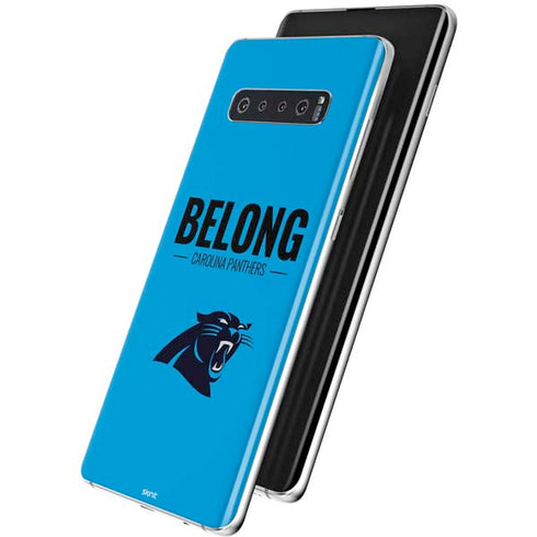 NFL Carolina Panthers Team Motto Galaxy S10 Skin