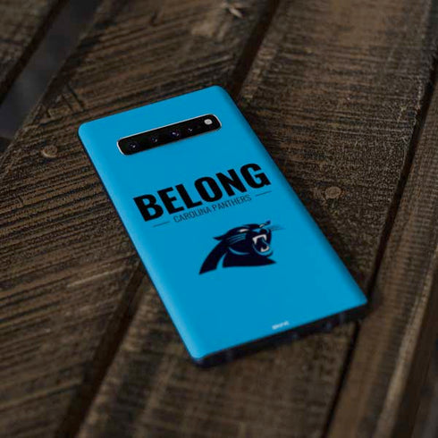 NFL Carolina Panthers Team Motto Galaxy S10 Skin