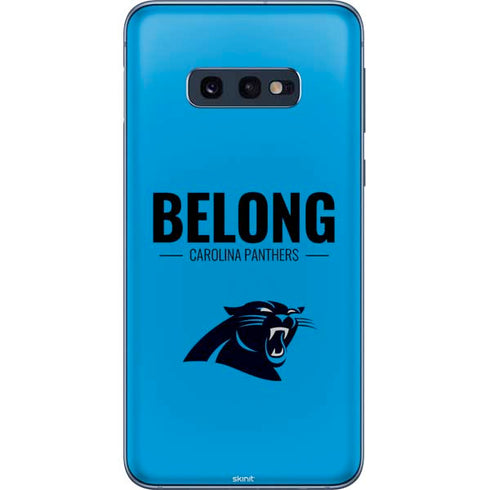 NFL Carolina Panthers Team Motto Galaxy S10e Skin