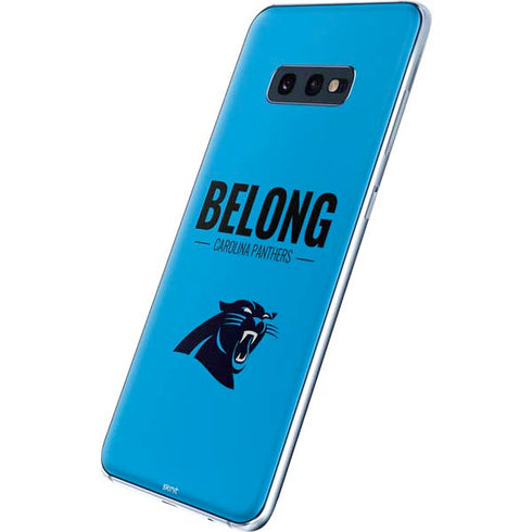 NFL Carolina Panthers Team Motto Galaxy S10e Skin