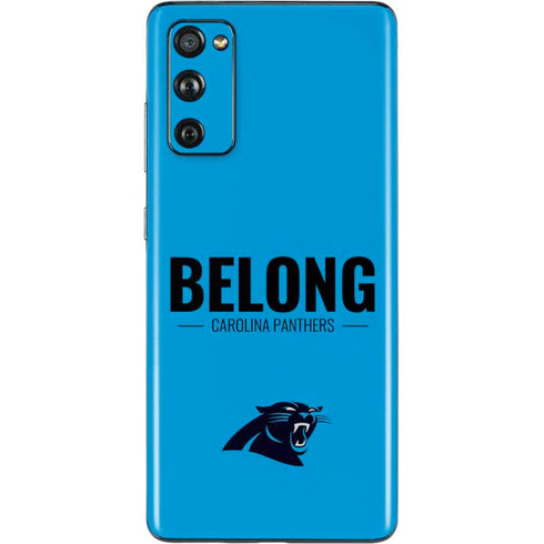 NFL Carolina Panthers Team Motto Galaxy S20 Fan Edition Skin
