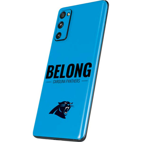 NFL Carolina Panthers Team Motto Galaxy S20 Fan Edition Skin