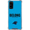 NFL Carolina Panthers Team Motto Galaxy S20 FE Clear Case