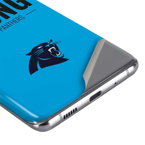 NFL Carolina Panthers Team Motto Galaxy S20 Plus Skin