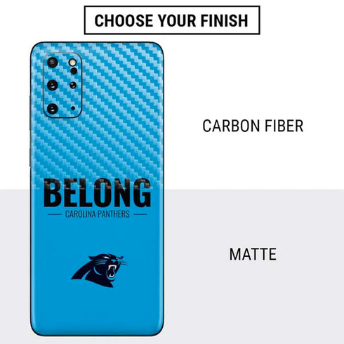 NFL Carolina Panthers Team Motto Galaxy S20 Plus Skin