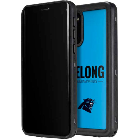 NFL Carolina Panthers Team Motto Galaxy S20 Plus Waterproof Case