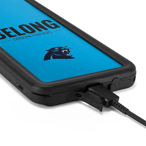 NFL Carolina Panthers Team Motto Galaxy S20 Plus Waterproof Case