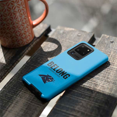NFL Carolina Panthers Team Motto Galaxy S20 Ultra 5G Pro Case