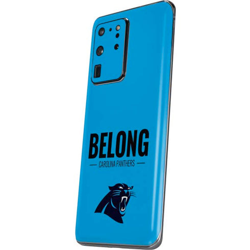 NFL Carolina Panthers Team Motto Galaxy S20 Ultra 5G Skin