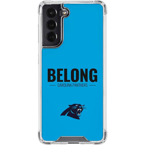 NFL Carolina Panthers Team Motto Galaxy S22 Clear Case