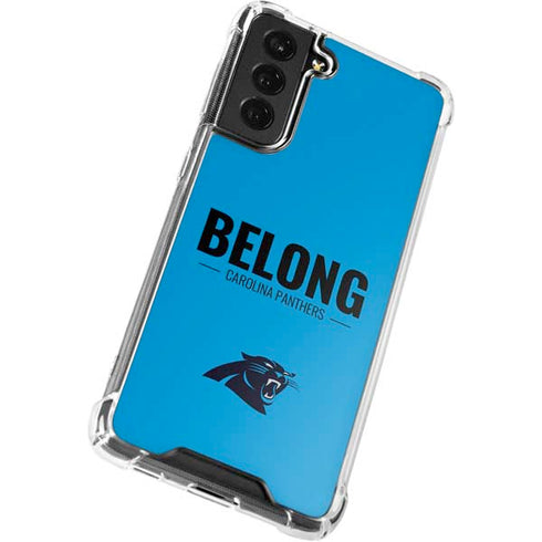 NFL Carolina Panthers Team Motto Galaxy S22 Plus Clear Case
