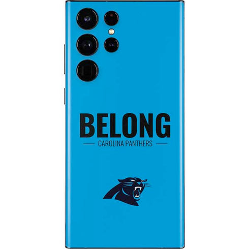 NFL Carolina Panthers Team Motto Galaxy S22 Ultra Skin