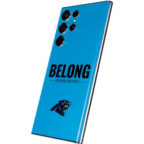 NFL Carolina Panthers Team Motto Galaxy S22 Ultra Skin