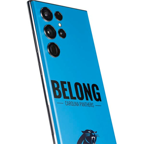 NFL Carolina Panthers Team Motto Galaxy S22 Ultra Skin